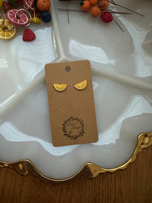 Lemon Wedge Studs