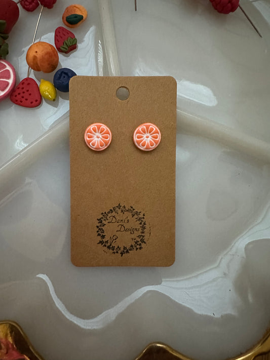 Orange Slice Studs